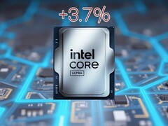 O próximo Intel Core Ultra 270K Plus apareceu mais uma vez no Geekbench. (Fonte da imagem: Intel, editado)