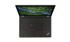 Lenovo ThinkPad P15 Gen 2 - Vista de cima. (Fonte da imagem: Lenovo)