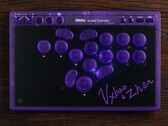 o 8BitDo Arcade Controller Transparent Purple Edition suporta limpeza SOCD e bloqueio de torneio.