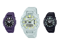 Até o momento, temos imagens de três cores do G-Shock GBA-950. (Fonte da imagem: @morgan_gshock no Instagram)