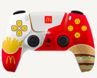 O controlador McDonald's Dual Sense e seu design idiossincrático. (Fonte de imagem: Sony)
