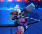 Furi tem um estilo de arte único, mas, acima disso, o jogo recebeu muitos elogios por sua trilha sonora com muitos sintetizadores. (Fonte da imagem: Steam)