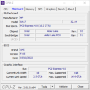 CPU-Z: placa-mãe