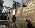 Imagem de Half-Life 2: Update mostrando uma arma e os esgotos. (Fonte da imagem: Steam)