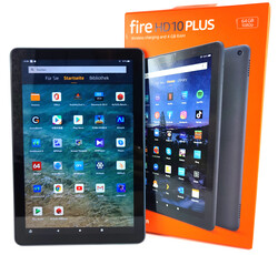 Em revisão: Amazon Fire HD 10 Plus. Dispositivo de teste fornecido pela Amazon Alemanha.