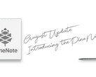 O PineNote tem um grande visor e-ink. (Fonte da imagem: PINE64)