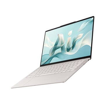 Vista em ângulo do Lenovo Yoga Air 14 Aura