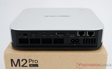 Minisforum M2 Pro - Conexões traseiras