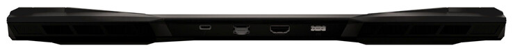 Voltar: Thunderbolt 4 (USB-C; DisplayPort), 2.5 Gb/s Ethernet, HDMI, adaptador AC