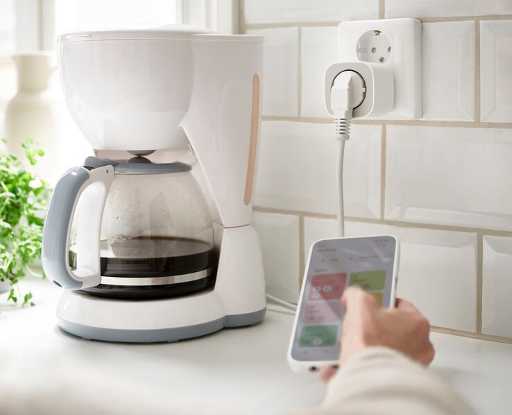 O Inspelning está programado para ser lançado neste outono e será o primeiro plugue inteligente com monitoramento de energia da gigante sueca de móveis. (Fonte: IKEA)