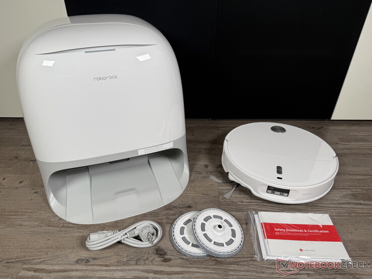 Escopo de entrega do Roborock Qrevo Curv 2 Pro