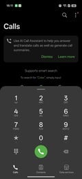 Oppo Find X9s Pro: Discador padrão
