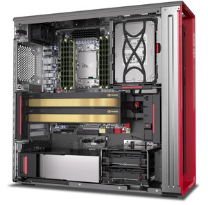 Lenovo ThinkStation P5 - Internos. (Fonte da imagem: Lenovo)