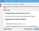 Vivaldi 5.0 agora disponível (Fonte: Próprio)