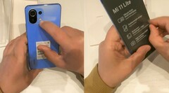 Capturas de tela do vídeo prático Mi 11 Lite 4G. (Fonte da imagem: Tecnosell)
