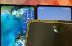 A câmera sob o display da Xiaomi Mi Mix 4 está escondida durante os jogos e na tela inicial. (Fonte da imagem: Digital Chat Station - editado)