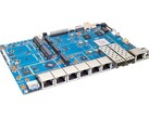 BPI-R4 Pro: Novo computador de placa única com muitas opções de conectividade de rede. (Fonte da imagem: Banana Pi)