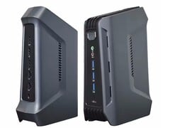 O mini PC F12 pode ser configurado com três CPUs Intel diferentes (Fonte da imagem: Szbox)