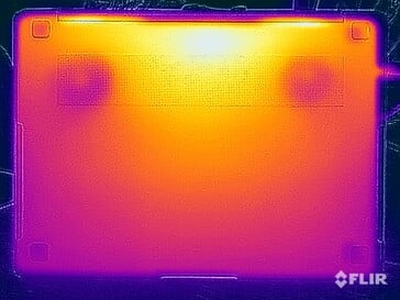 Teste de estresse de temperatura da superfície (parte inferior)