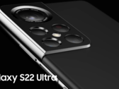 Um novo Galaxy S22 Ultra render. (Fonte: LetsGoDigital)