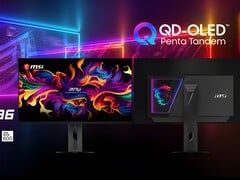 MSI MPG OLED 322URDX36 com painel QD-OLED de 5ª geração.
