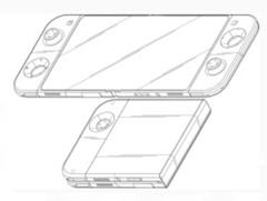 A Samsung Display pode muito bem apresentar esse design em futuras feiras comerciais. (Fonte da imagem: via WIPO)
