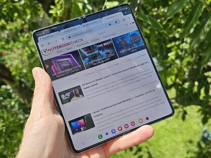 A tela interna do Galaxy Z Fold5