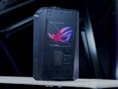 Atualmente, estão disponíveis duas configurações do ROG GR70. Na foto: uma vista lateral do mini PC
