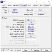 CPU-Z - Memória