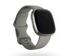 O Fitbit Sense está disponível em prata com uma pulseira de relógio Sage Grey. (Fonte de imagem: Fitbit)