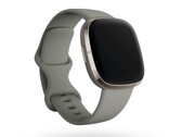 O Fitbit Sense está disponível em prata com uma pulseira de relógio Sage Grey. (Fonte de imagem: Fitbit)