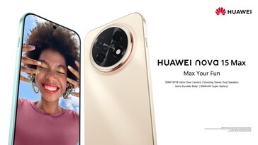 O Huawei Nova 15 Max chegará em breve ao mercado global