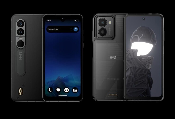 O HMD Fusion 2 contará com pinos POGO de segunda geração, mas não se sabe se eles manterão a mesma posição do original ou mudarão para um estilo semelhante ao do HMD Lvalo XE. (Fonte da imagem: HMD)