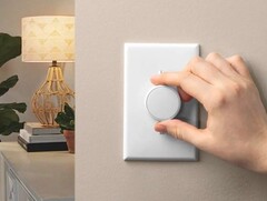 O Lutron Aurora é um switch Friends of Hue, que deverá ser atualizado. (Fonte da imagem: Lutron)