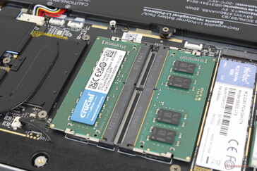 Slots acessíveis 2x SODIMM