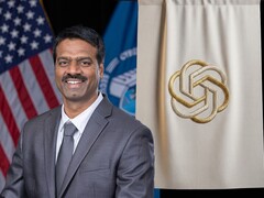 Madhu Gottumukkala e ChatGPT. (Fonte da imagem: CISA.gov, domínio público, editado por Notebookcheck)