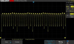 100% de brilho: 60 Hz PWM (taxa de atualização de 60 Hz)