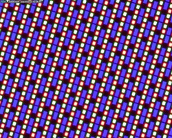 Grade de subpixel OLED