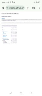 Benchmark do Kraken - Chrome (Fonte da imagem: Captura de tela - Sergey Tarasov - Notebookcheck)