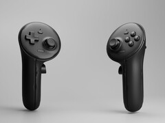 O Steam Frame pode ser o nome final da Valve para seu projeto Deckard, com renderizações de supostos controladores. (Fonte da imagem: @Down_90)