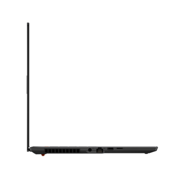 Asus Vivobook Pro 16X - Preto - Portos Esquerdos. (Fonte da imagem: Asus)