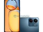 Renderização do smartphone Xiaomi Redmi 13C Android (Fonte: MySmartPrice)