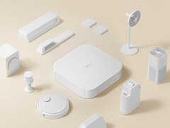 O Xiaomi Smart Multimode Gateway 2 suporta os protocolos Bluetooth, Bluetooth Mesh e Zigbee. (Fonte da imagem: Xiaomi)