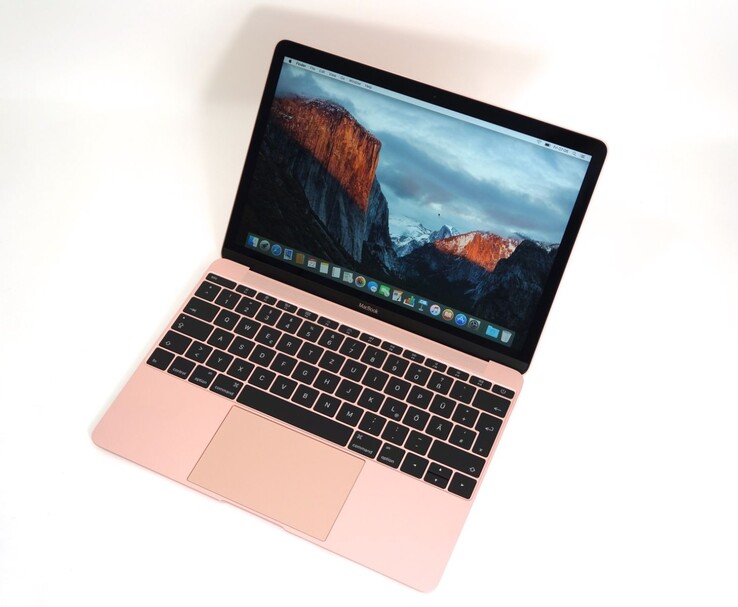 Apple macBook de 12 polegadas mostrado na cor ouro rosa (Fonte da imagem: Notebookcheck)