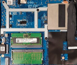 Dell G15 5530: CPU, GPU e módulos de memória