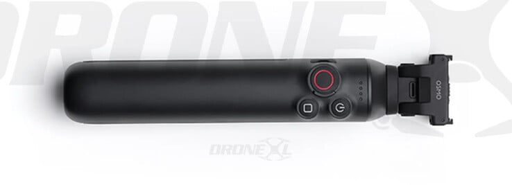 Barra de extensão de bateria da DJI para o Osmo 360. (Fonte da imagem: via DroneXL &amp; Jasper Ellens)