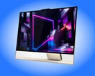 O mais recente computador de mesa de 32 polegadas da Lenovo vem com um suporte fixo e um design incomum.