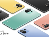 Xiaomi lançou o Mi 11 Lite e o Mi 11 Lite 5G simultaneamente com chassis e displays idênticos. (Fonte da imagem: Xiaomi)