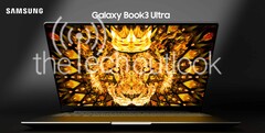 O suposto Samsung Galaxy Livro 3 Ultra. (Fonte da imagem: TheTechOutlook)