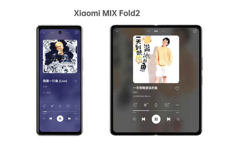 O último renderizador "Mix Fold 2". (Fonte: Universo Gelado via Weibo)